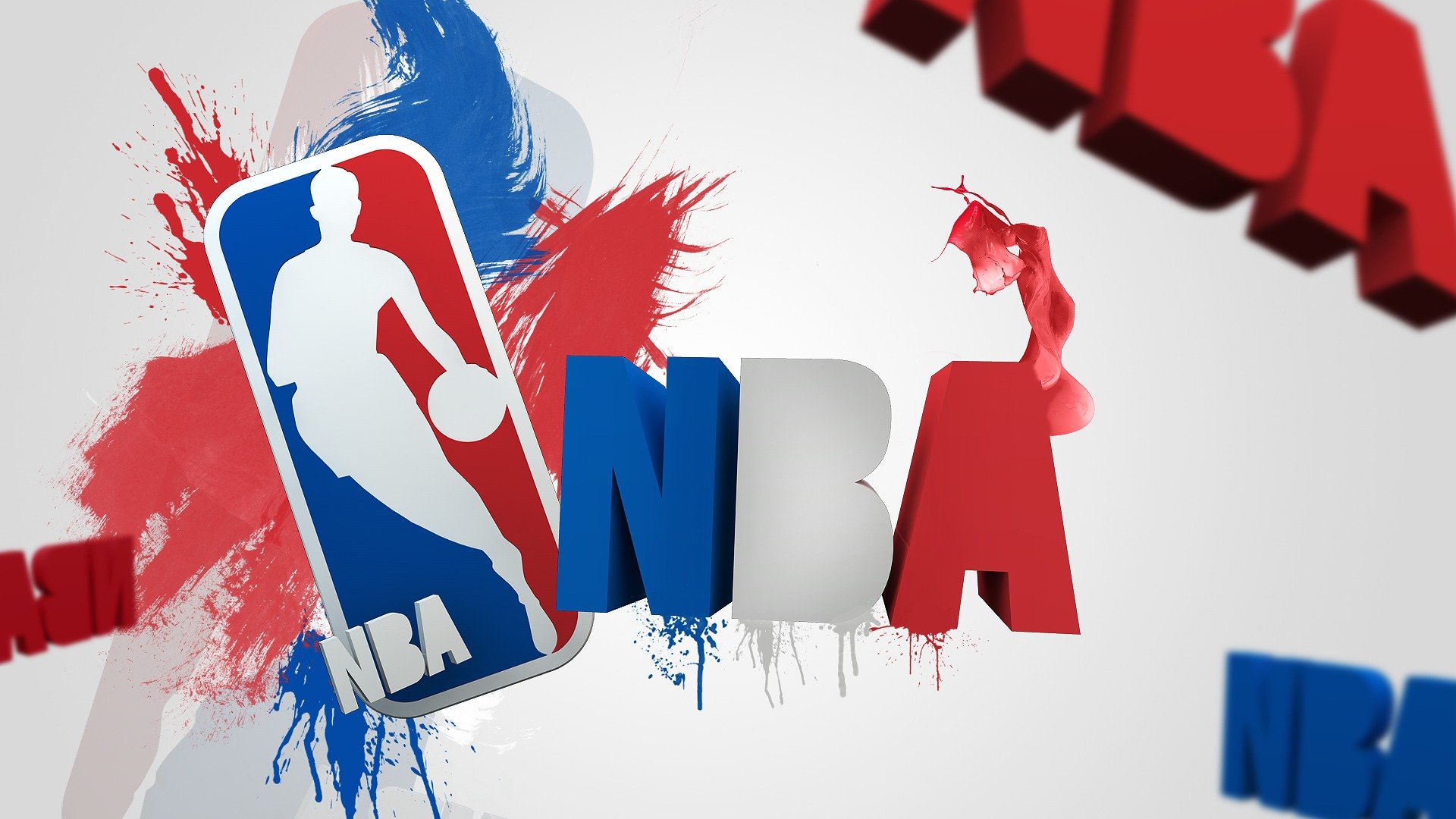 nba national basketball association logo letters spray sports basketball