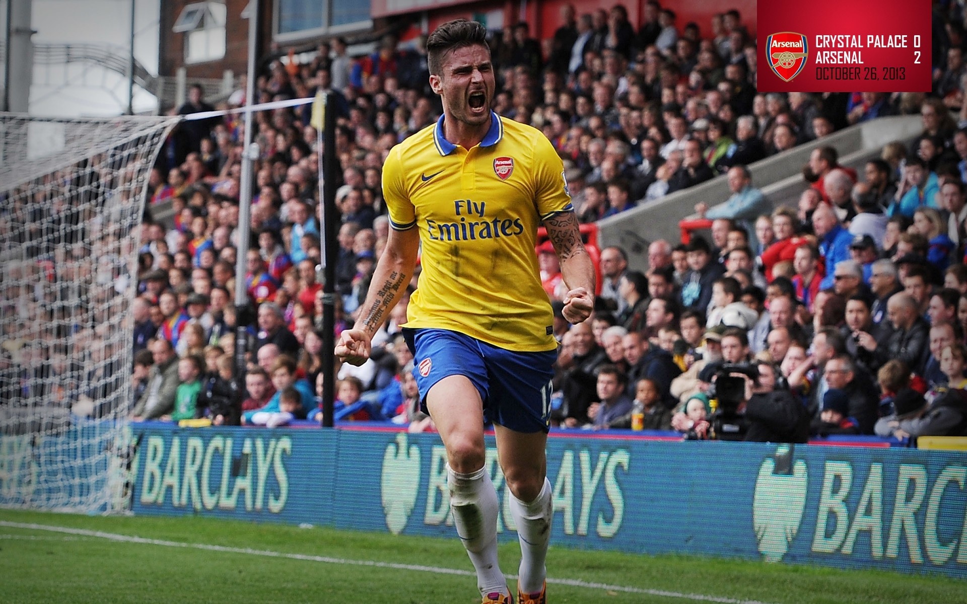 football club arsenal gunners artillerymen background olivier giroud key tribune the player