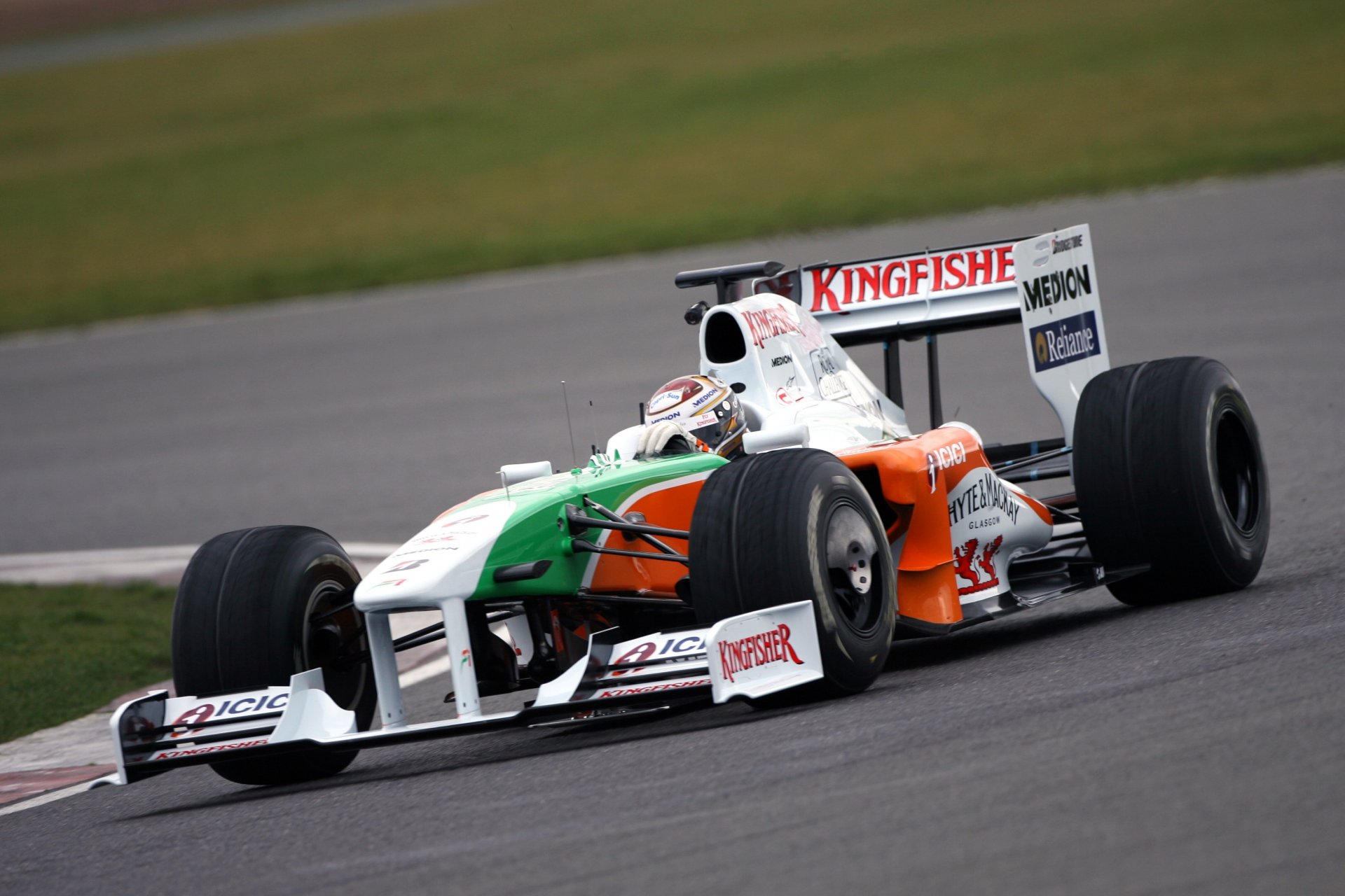 formula 1 f1 formula-1 force india car track rotation race photo