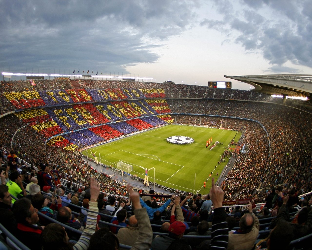 barcelona manchester united nou camp spain match stadium champions league semi- finals
