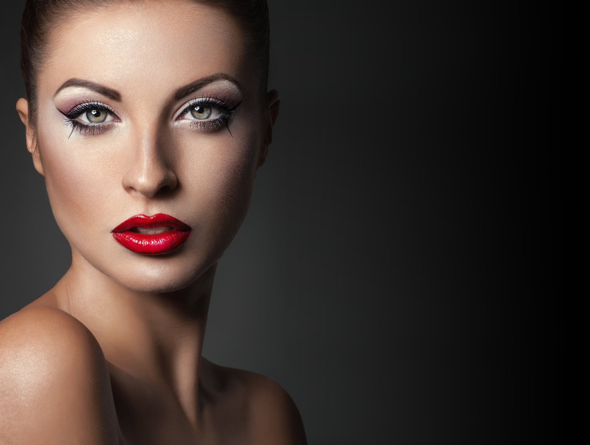 beautyful girl women body ladie make-up face glam