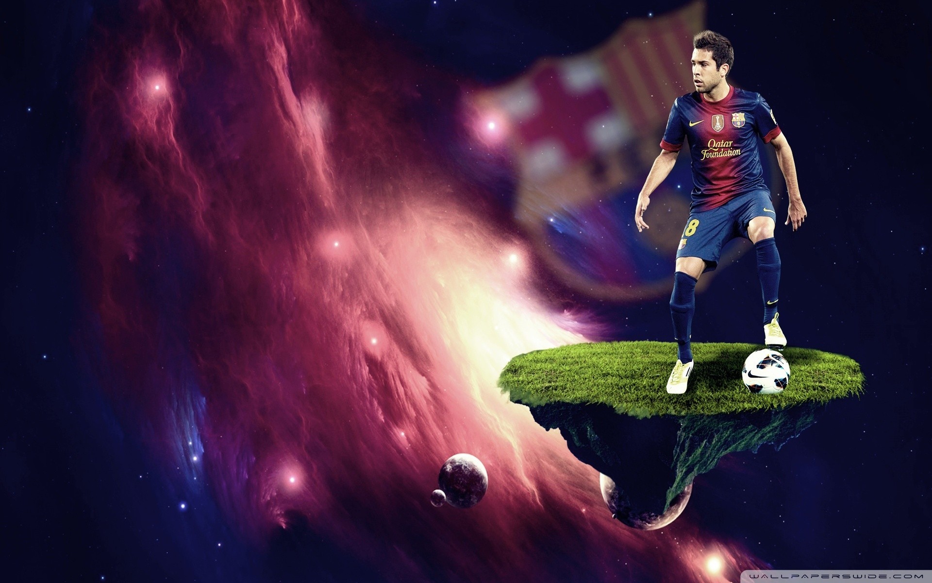 spain fc iniesta alba tower champion football sports