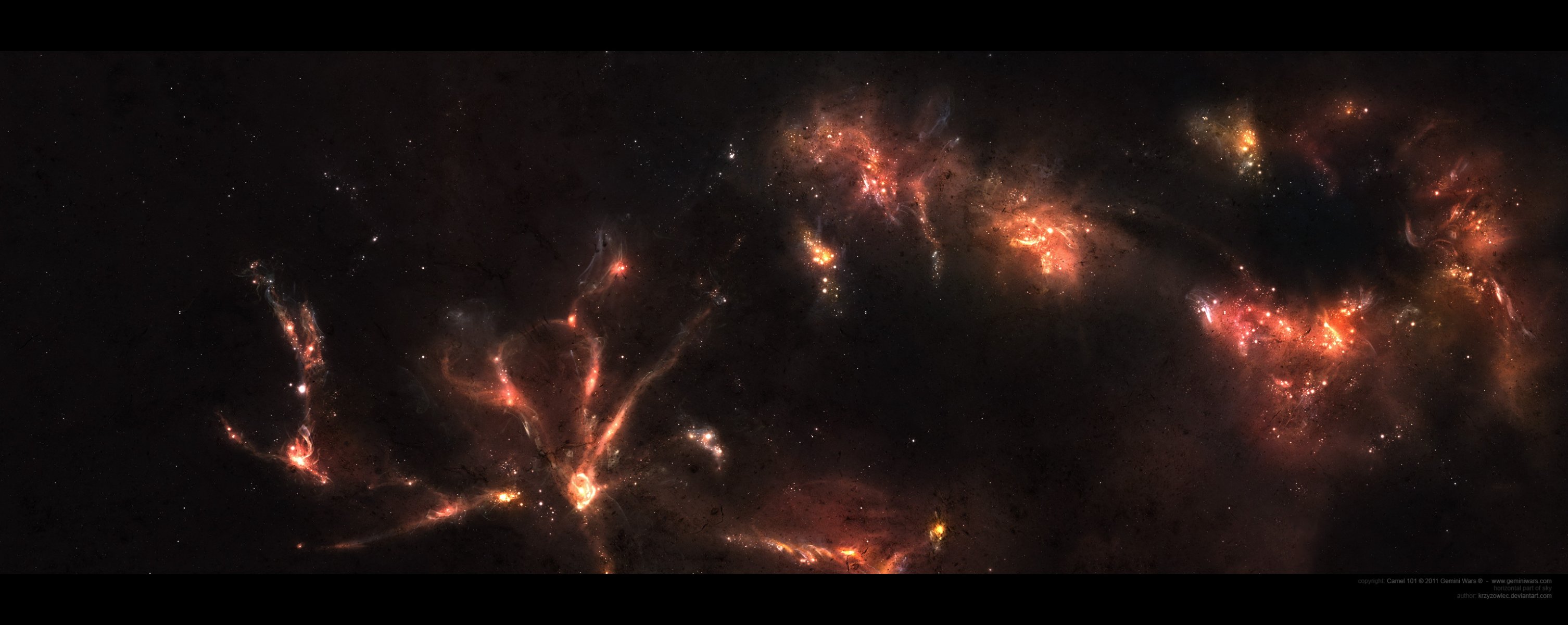 space glow nebula star constellation