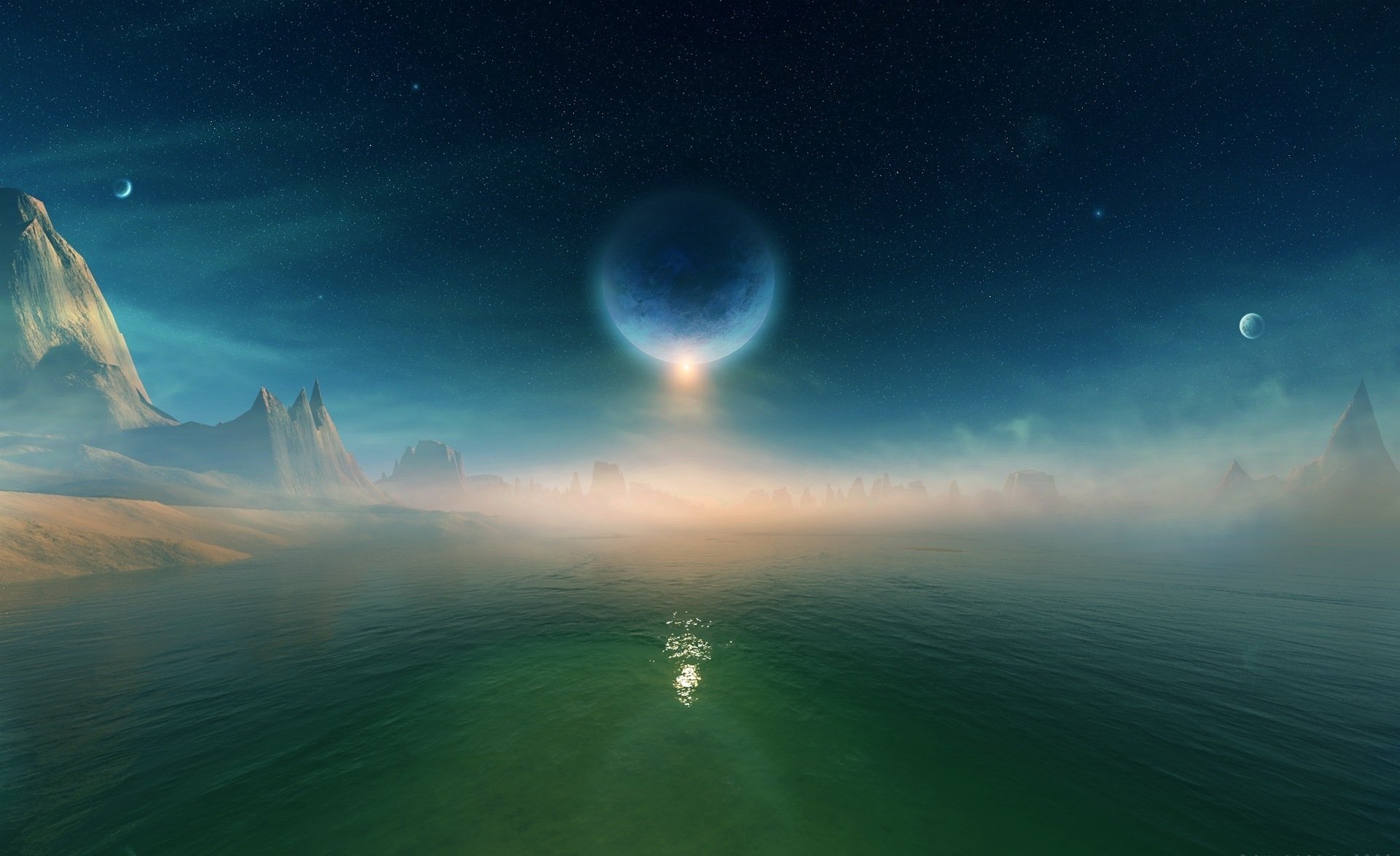 space water star world