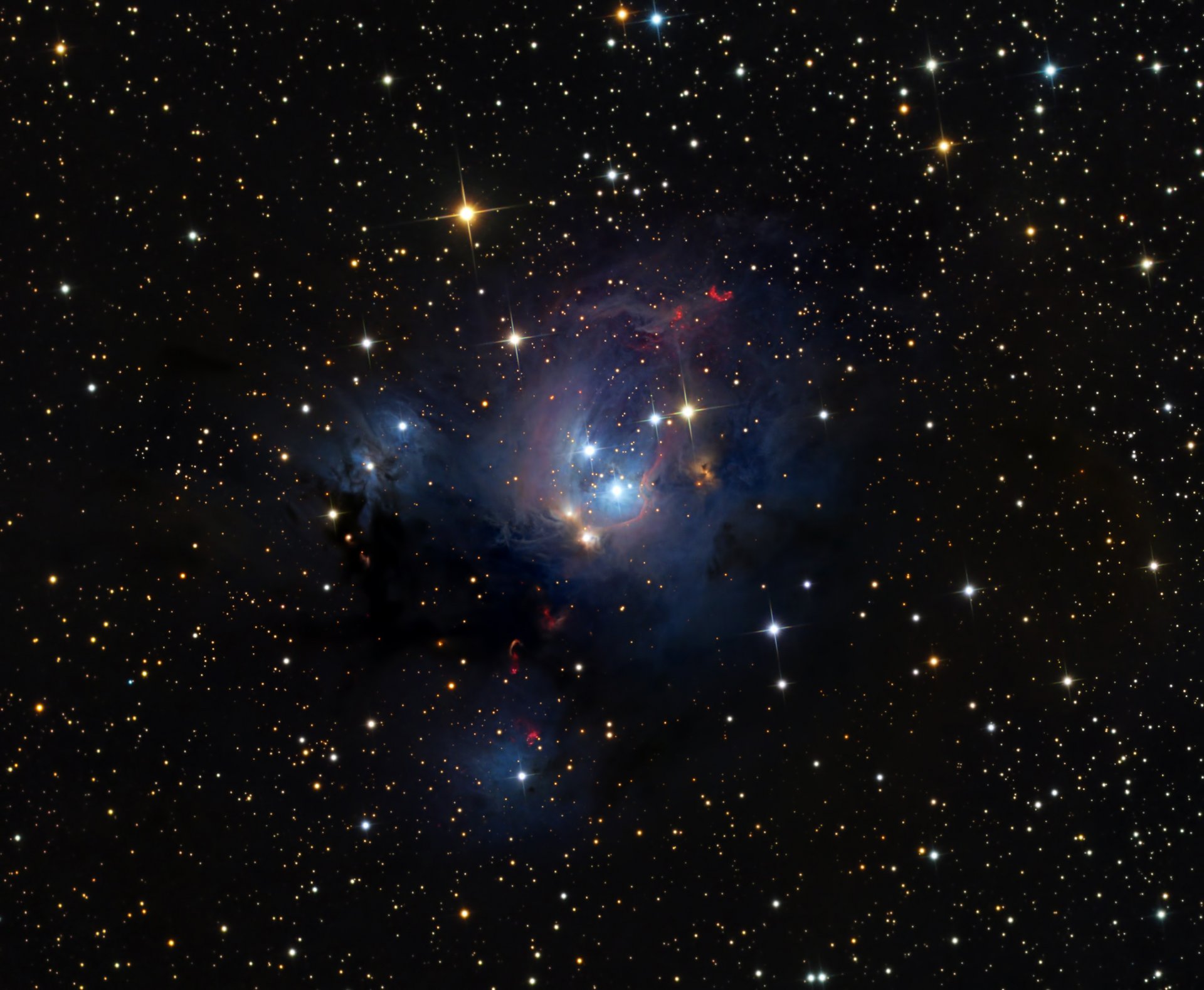 nebula ngc 7129 star cepheus