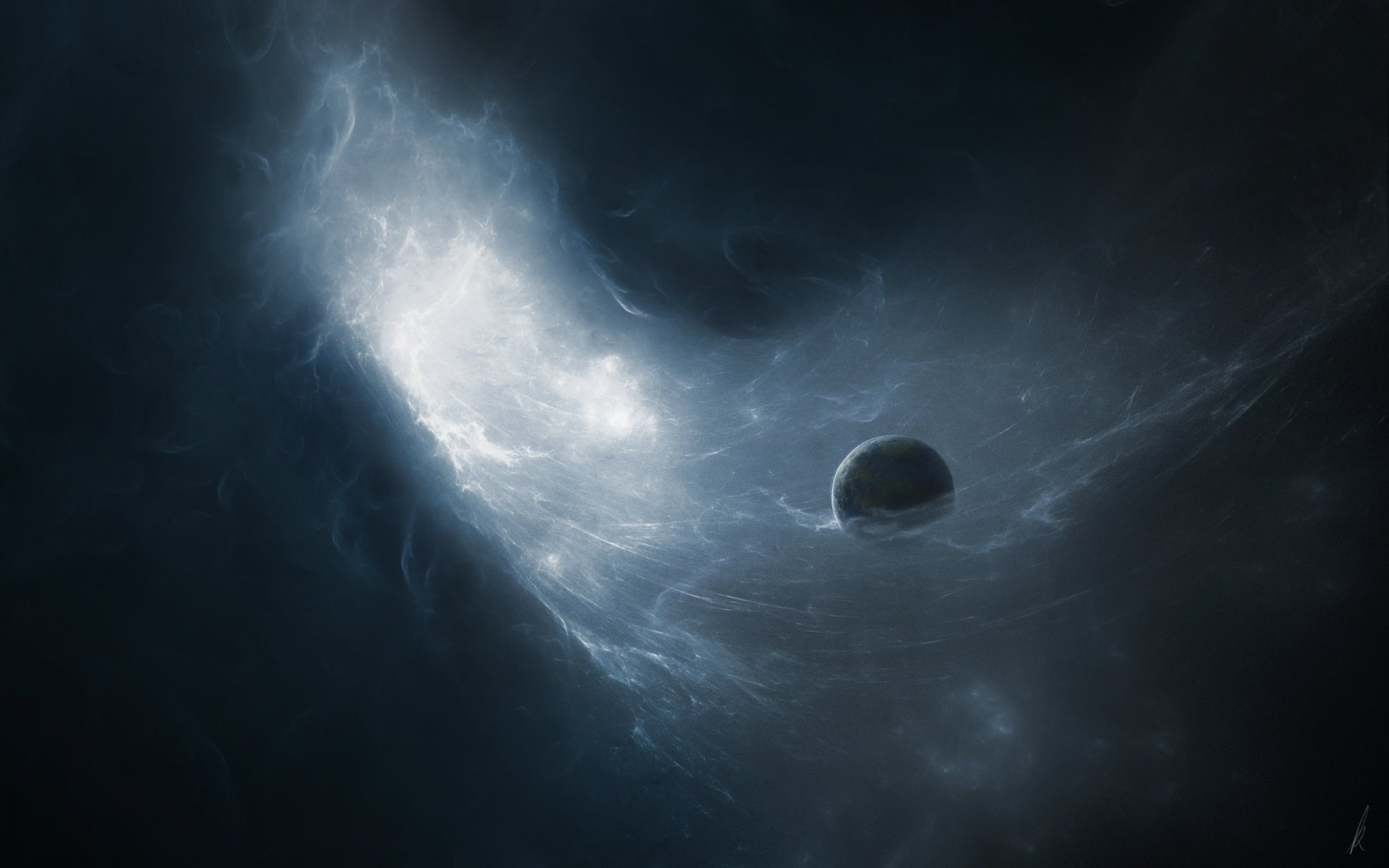space interstellar gas planet