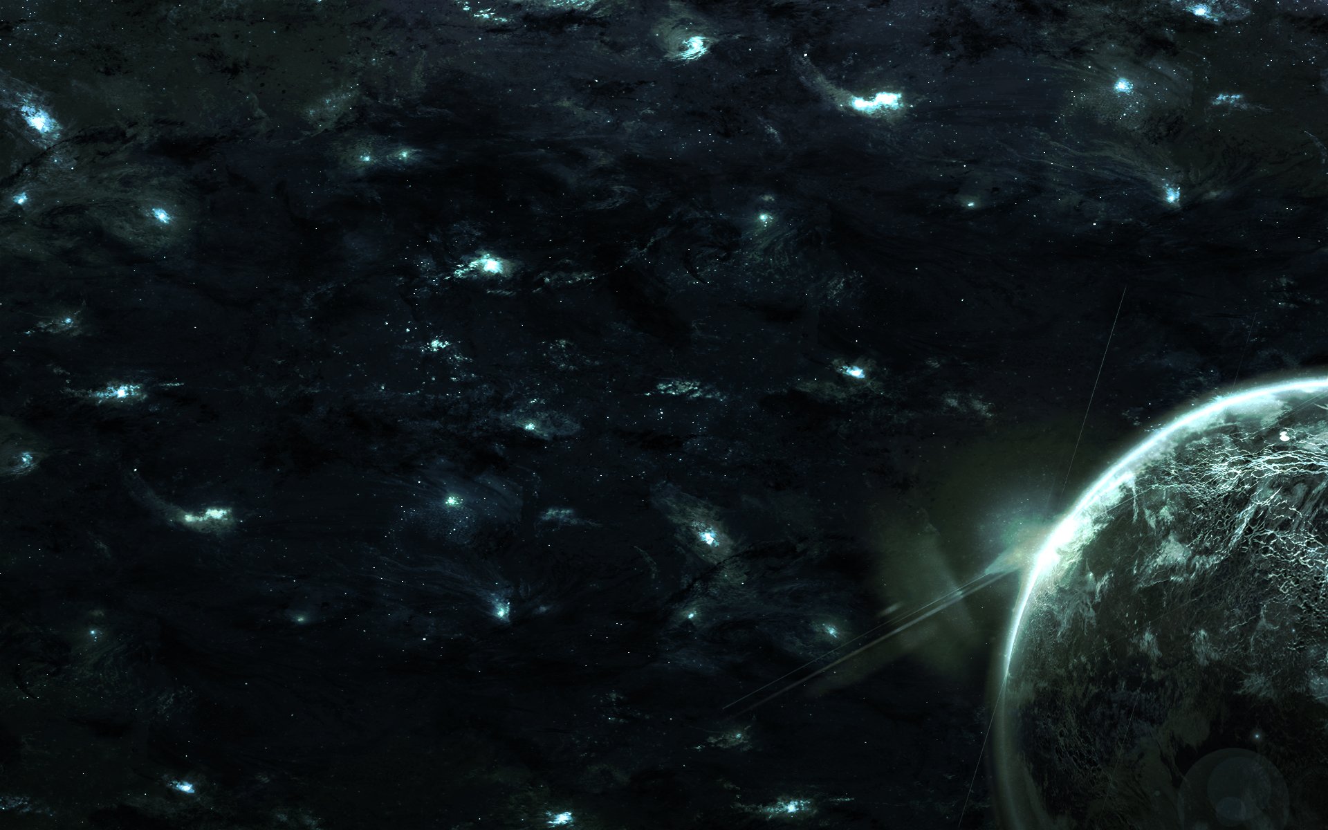 space planet galaxy star light galaxies stars 1920x1200