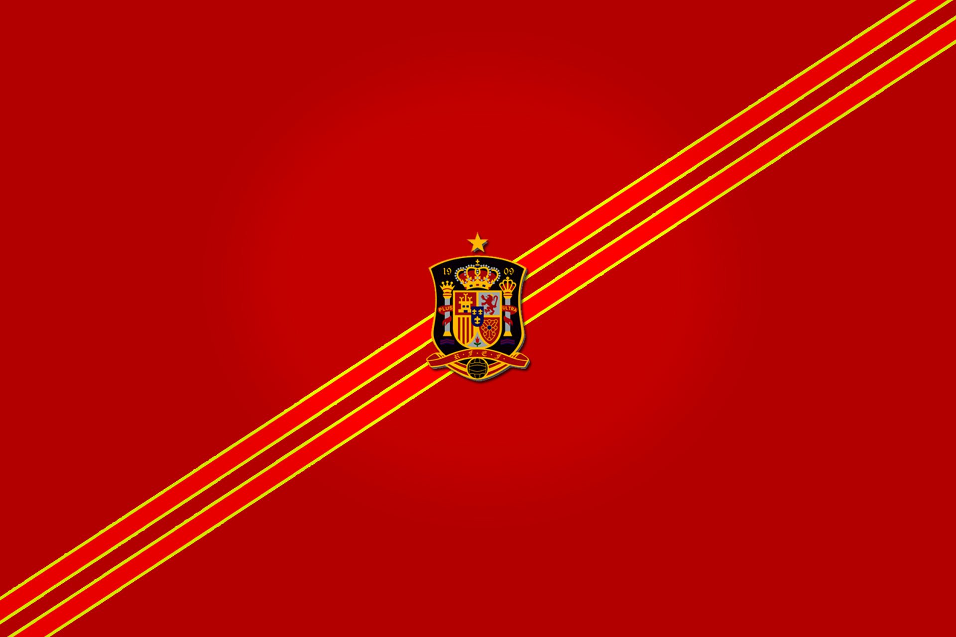 spanish football spanish team for football spain football emblem la furia roja red fury background