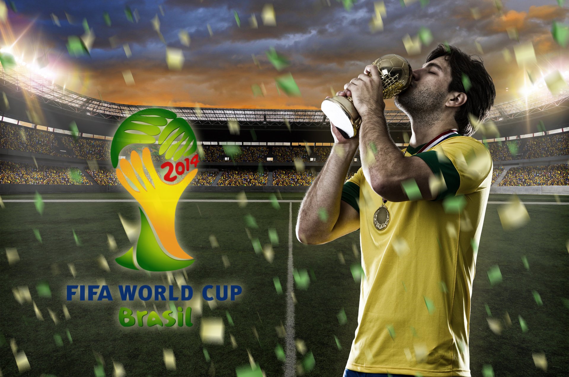 brasil fifa world cup 2014 football flag logo brazil