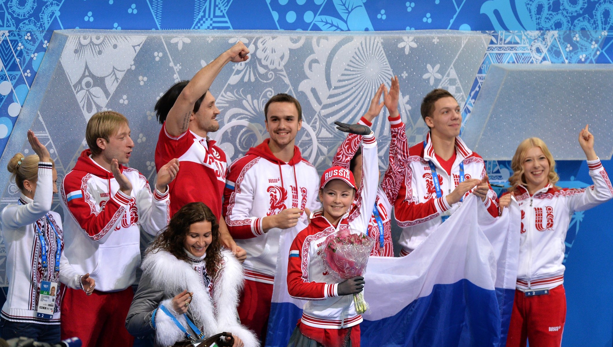 tatyana volosozhar evgeni plushenko eteri tutberidze maxim trankov fedor klimov julia lipnitskaya kseniya stolbov dmitry solovyov ekaterina bobrova team russia sochi 2014 sochi 2014 olympic winter gam