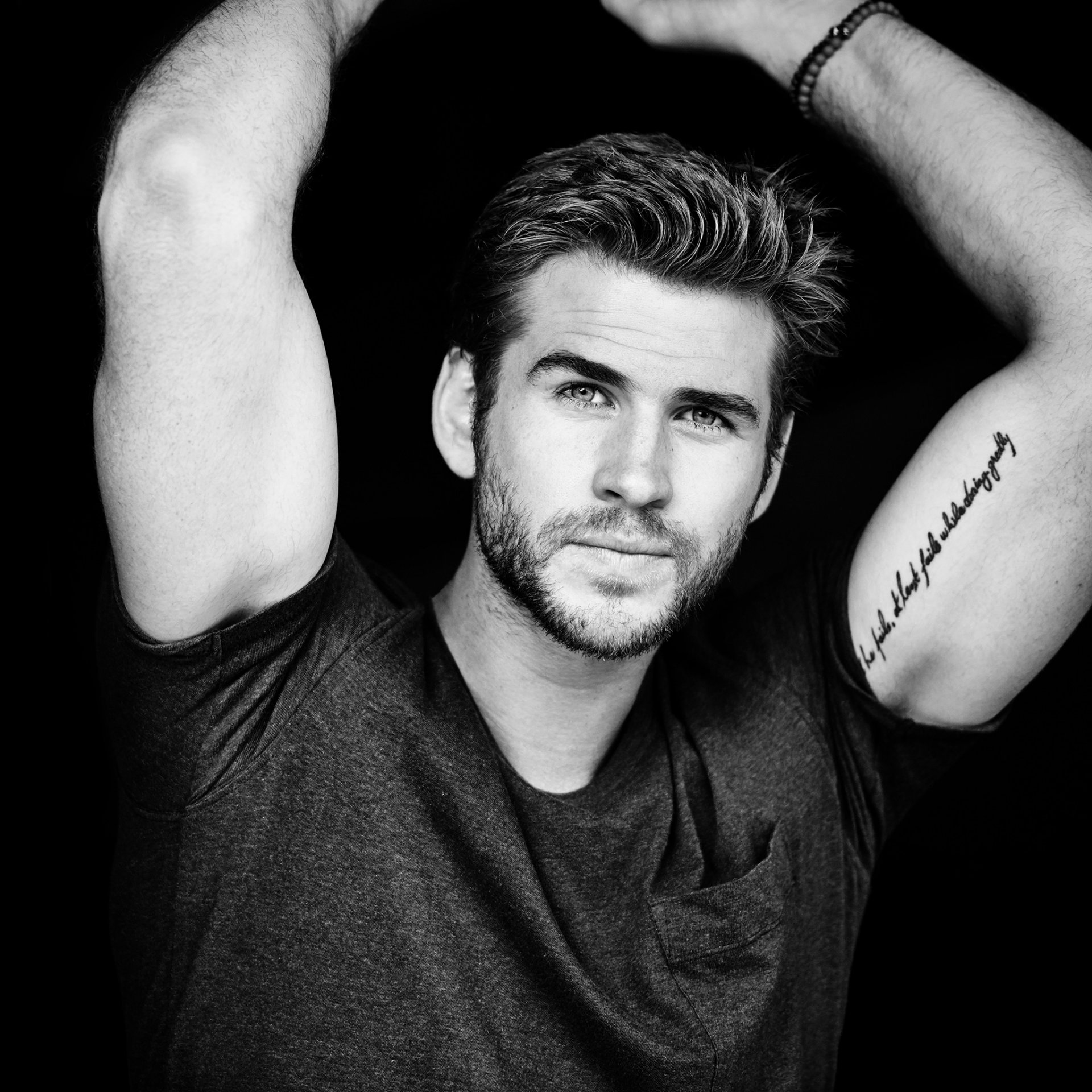 liam hemsworth actor photo black and white magazine mens fitness eric ray davidson