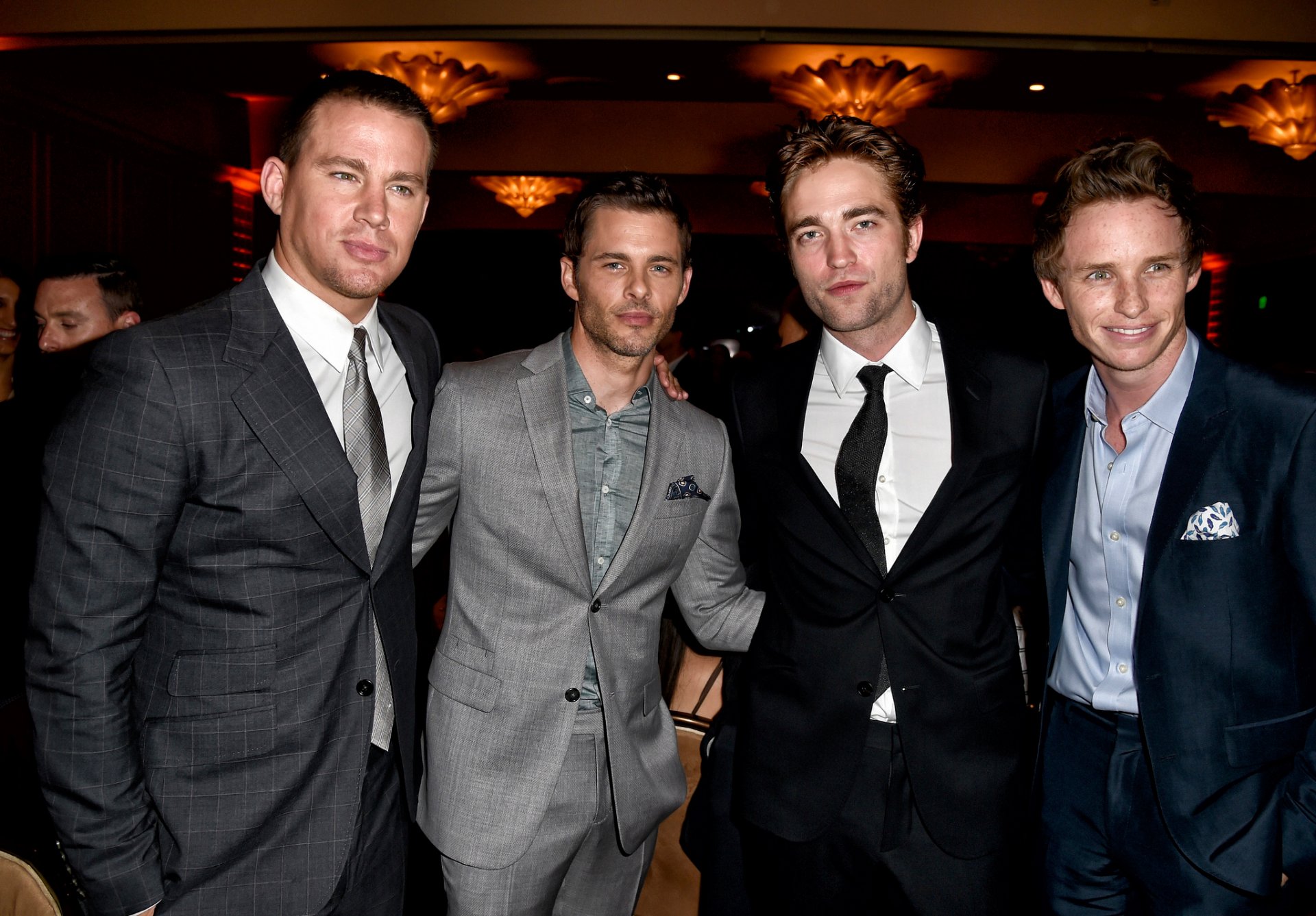 channing tatum james marsden robert pattinson eddie redmayne actors