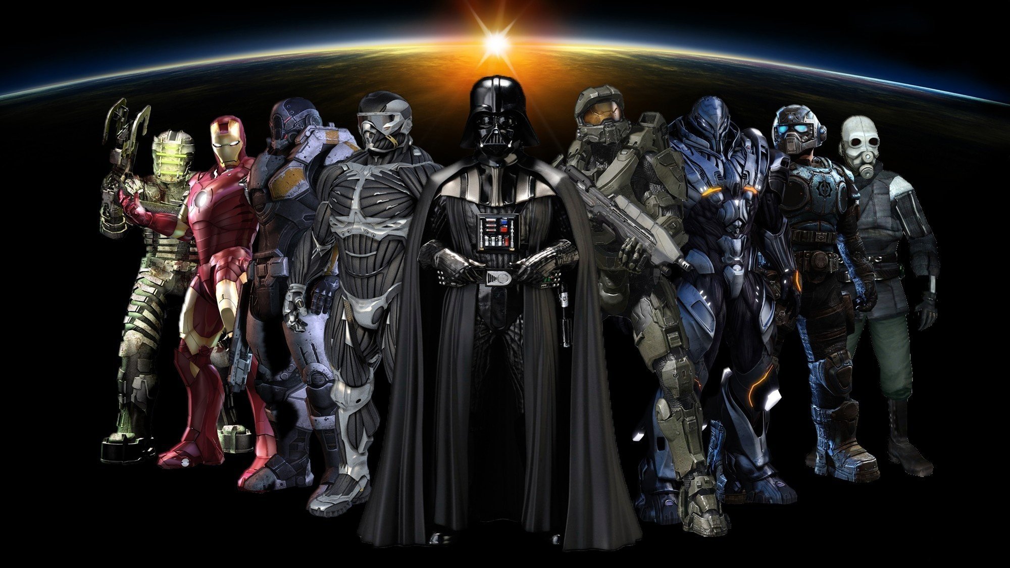 Popular Star Wars and Marvel characters
