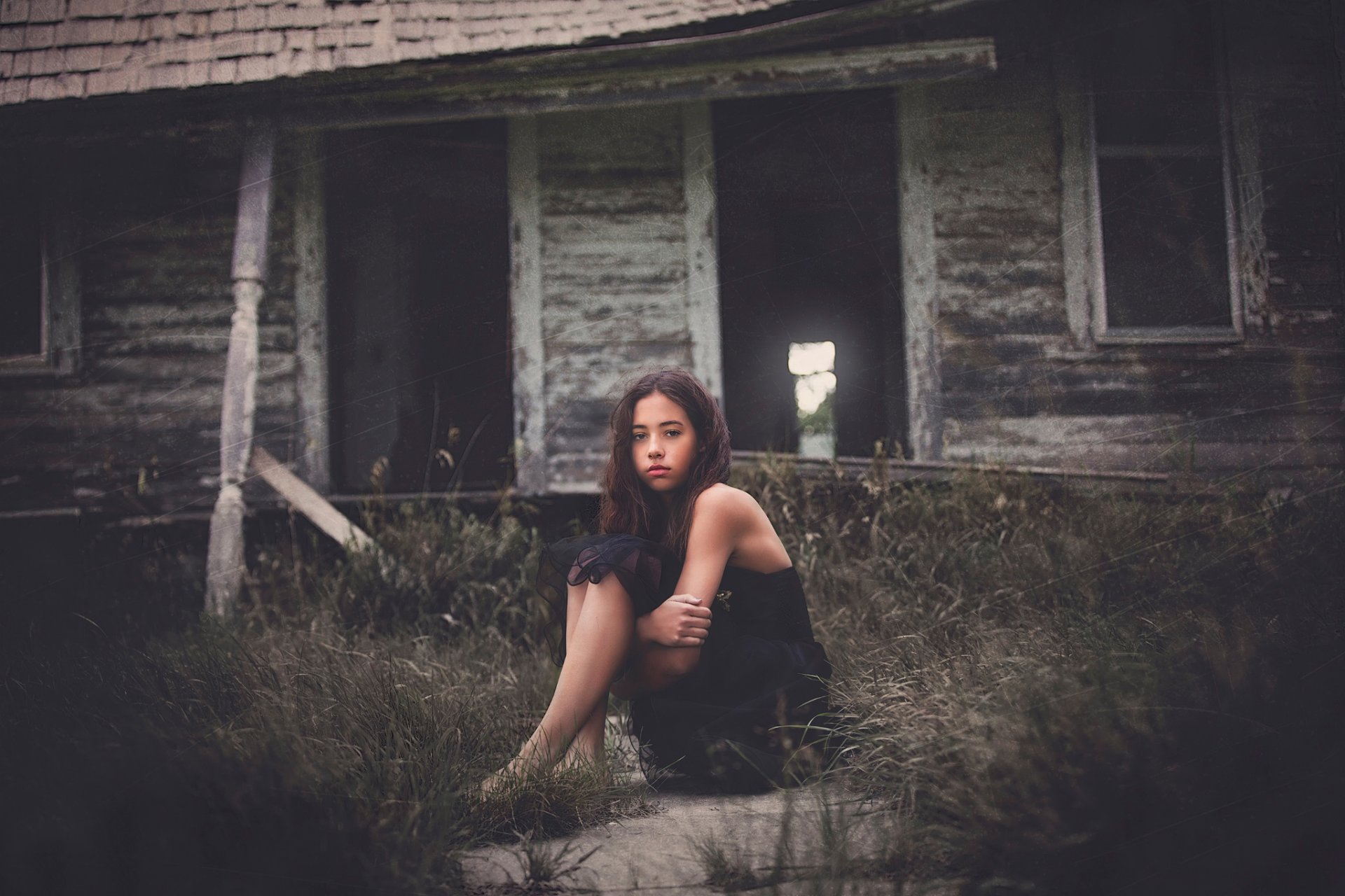 photo girl filter crack