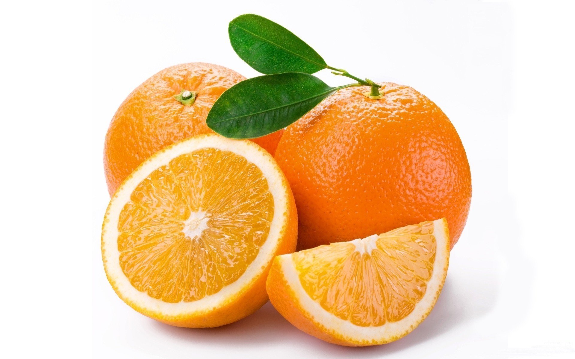 orange fruits segments juicy sweet delicious vitamins food