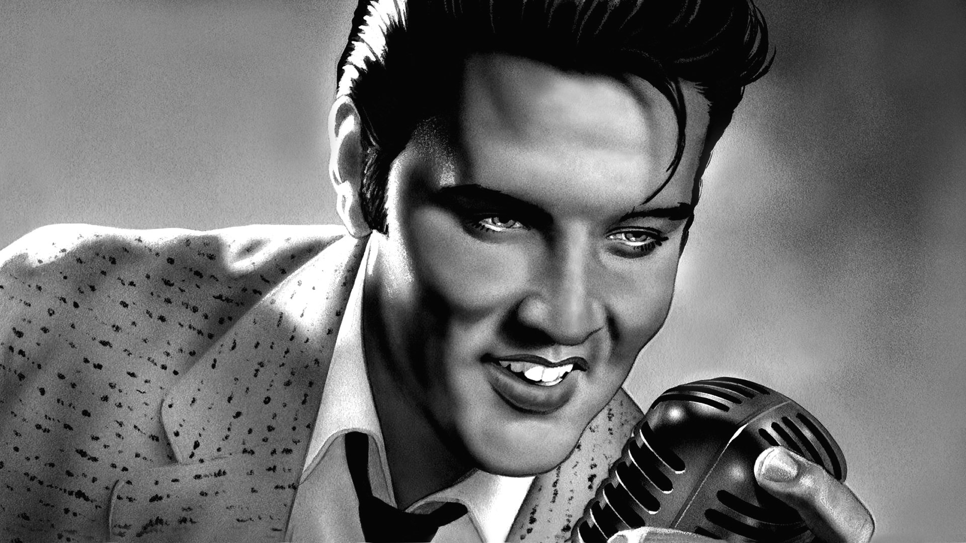 art elvis presley singer musician rock 'n' roll rock-n-roll sings microphone producer actor picture pencil bw .