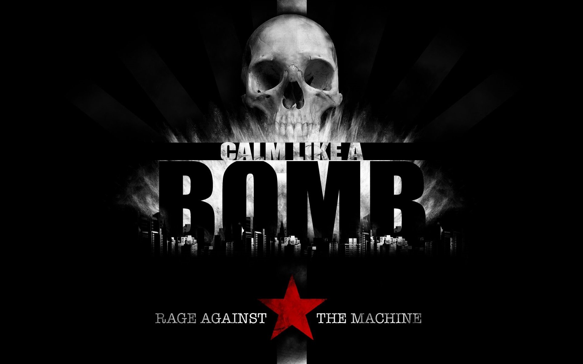 music rage against the machine calm like a bomb skull star rapcore rap metal funk metal alternative metal