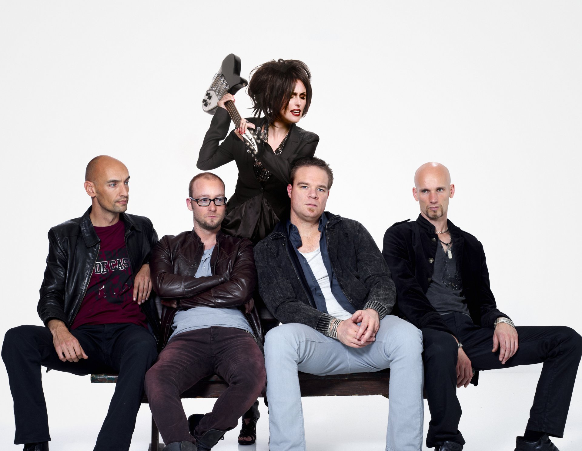 within temptation sharon den adel robert westerholt the group metal rock the netherlands guitars
