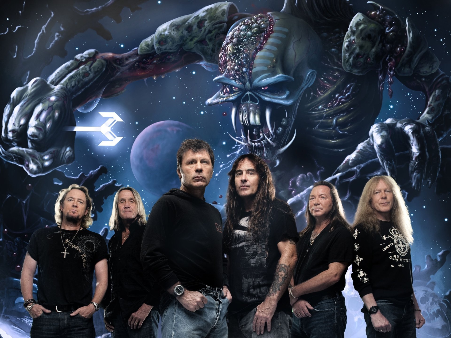 iron maiden rock band heavy meta monster
