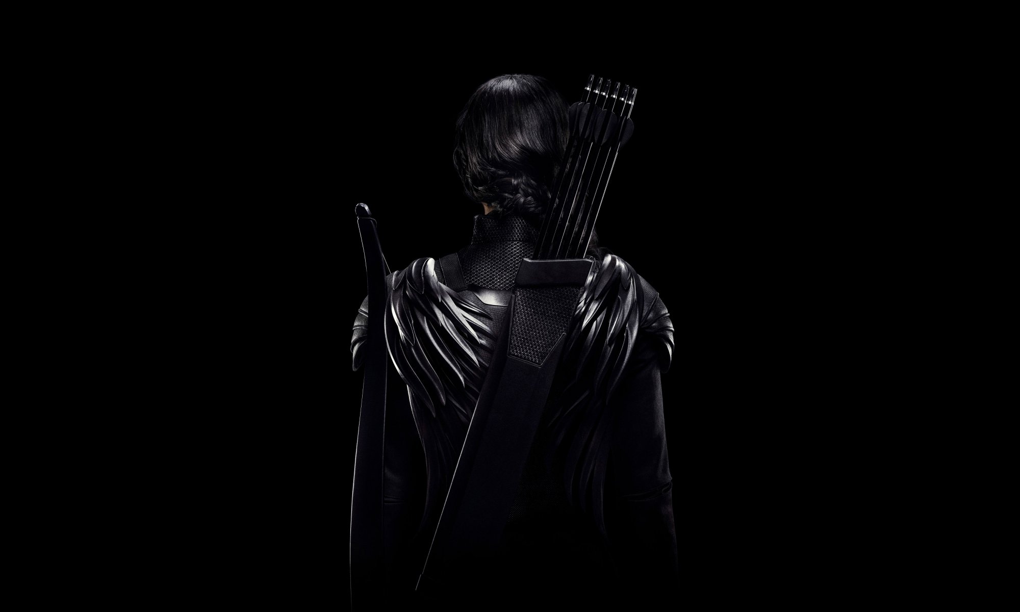the hunger games mockingjay - part 1 movie film 2014 jennifer lawrence katniss everdeen color force lionsgate eone adventure sci-fi fantasy warrior fighter girl black armor weapons arrow bow archery s