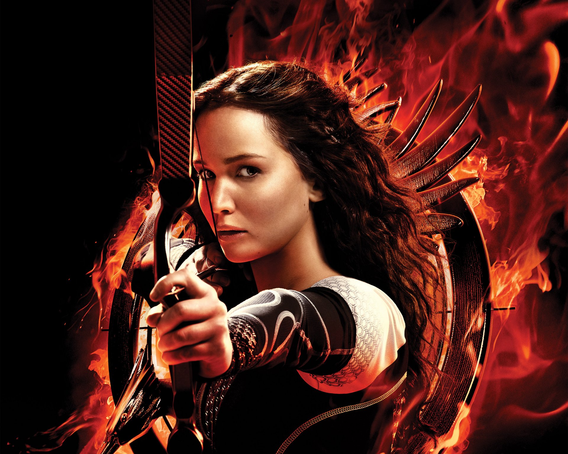 the hunger games catching fire the hunger games 2 2013 movie movies film films action adventure sci-fi thriller fantasy jennifer lawrence katniss everdeen lionsgate beautiful woman girl black backroun