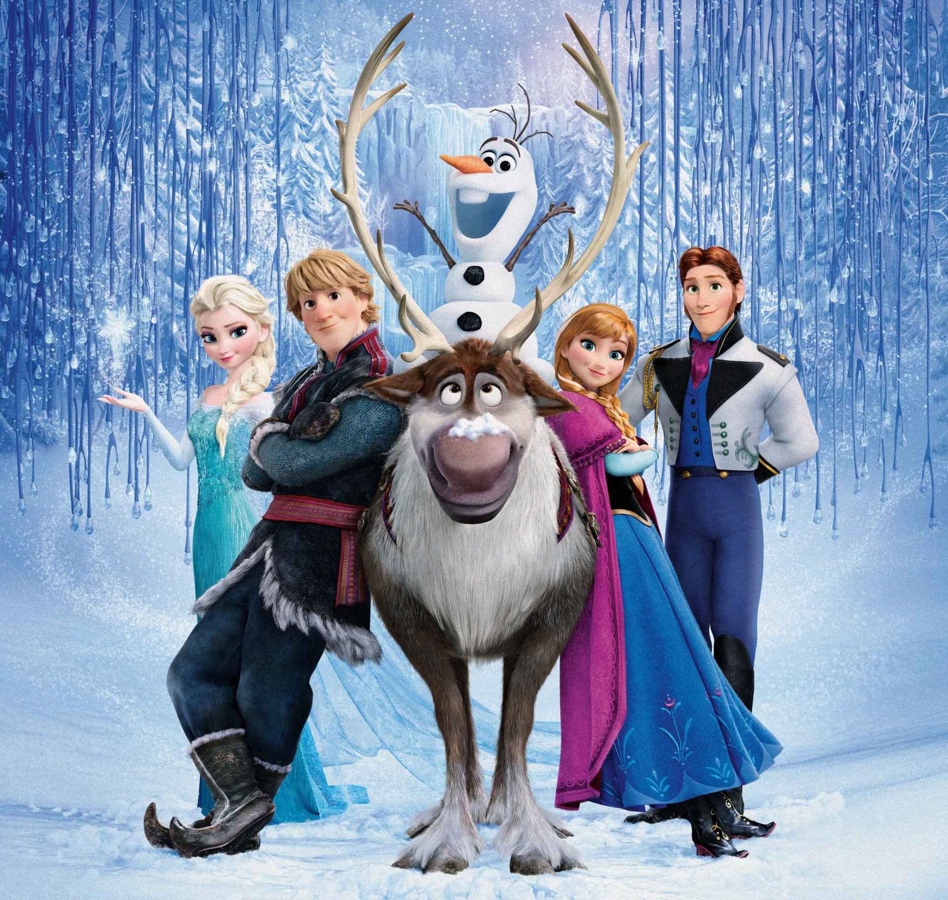 frozen walt disney 2013 arendelle elsa hans anna kristoff sven olaf cold heart animation erendel uk snow snowflakes ice castle queen reindeer snowman princess anne christophe