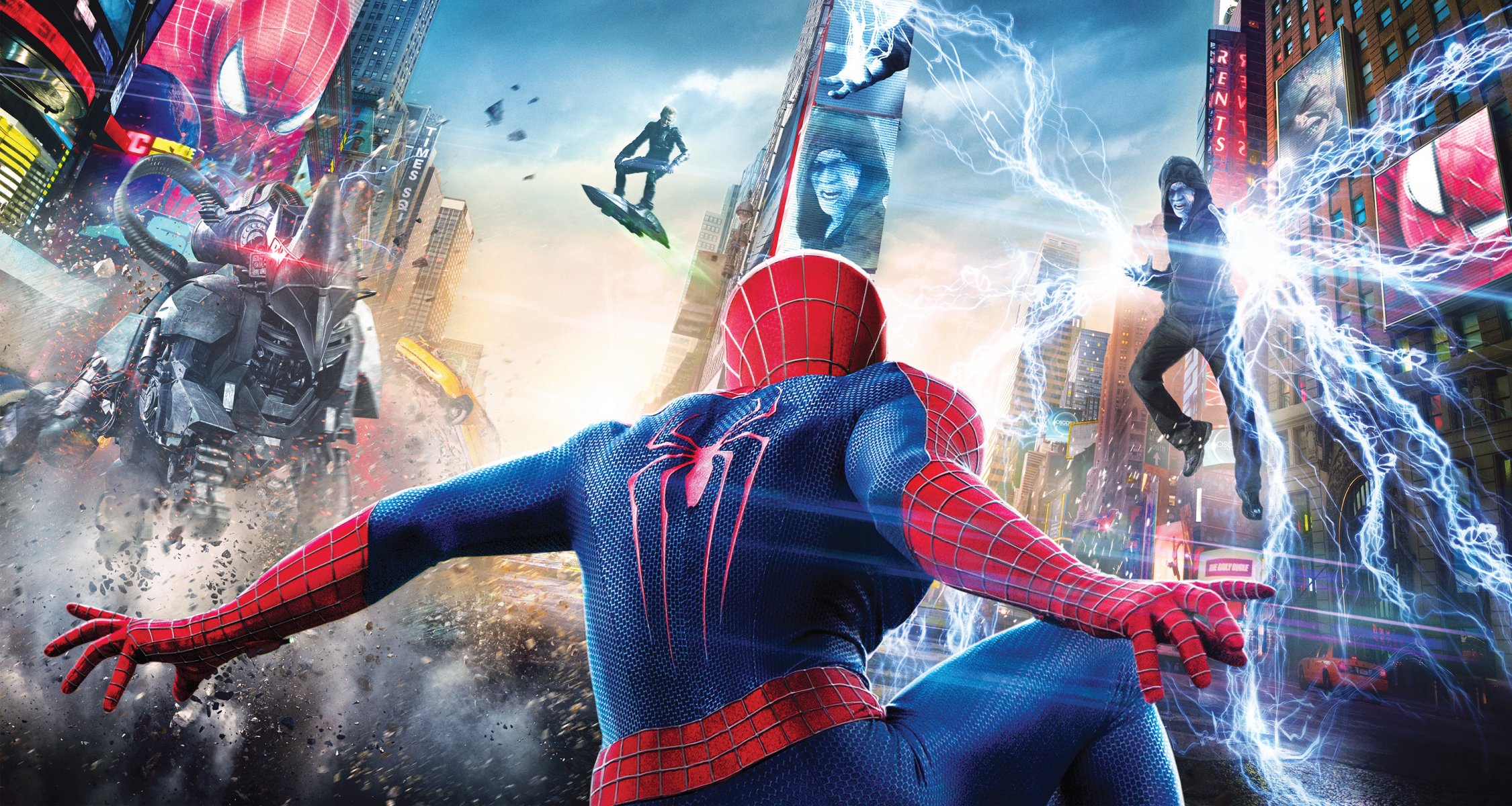 exclusive the amazing spider-man 2 the amazing spider-man movie film 2014 year andrew garfield peter parker spider man spiderman paul giamatti rhino the rhino jamie foxx electro max dillon dane dehaan