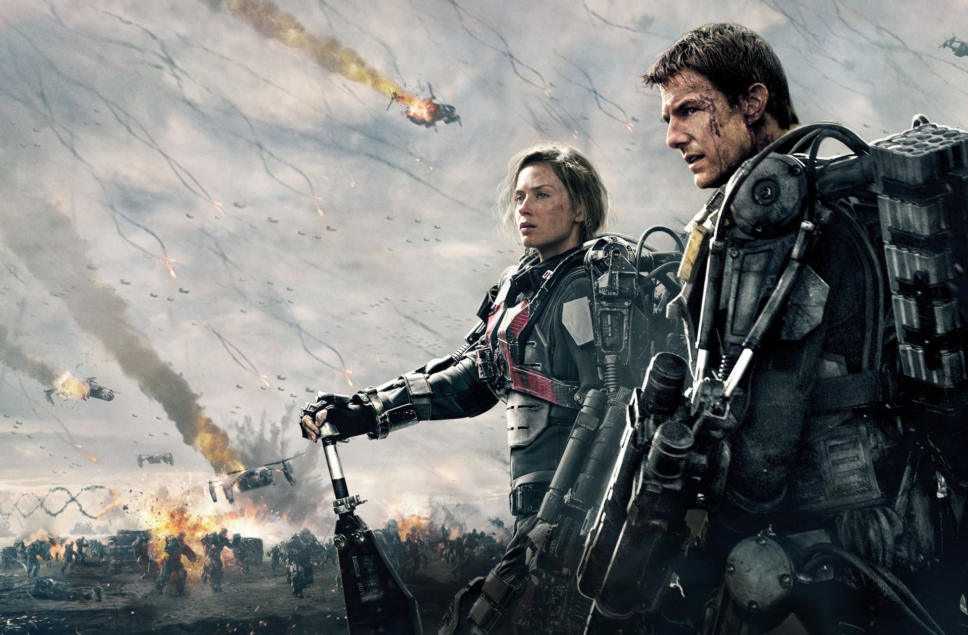 edge of tomorrow movie film 2014 edge of tomorrow tom cruise lt. col. bill cage emily blunt rita vrataski warner bros. pictures entertainment action sci-fi fantasy battleground girl boy man men woman