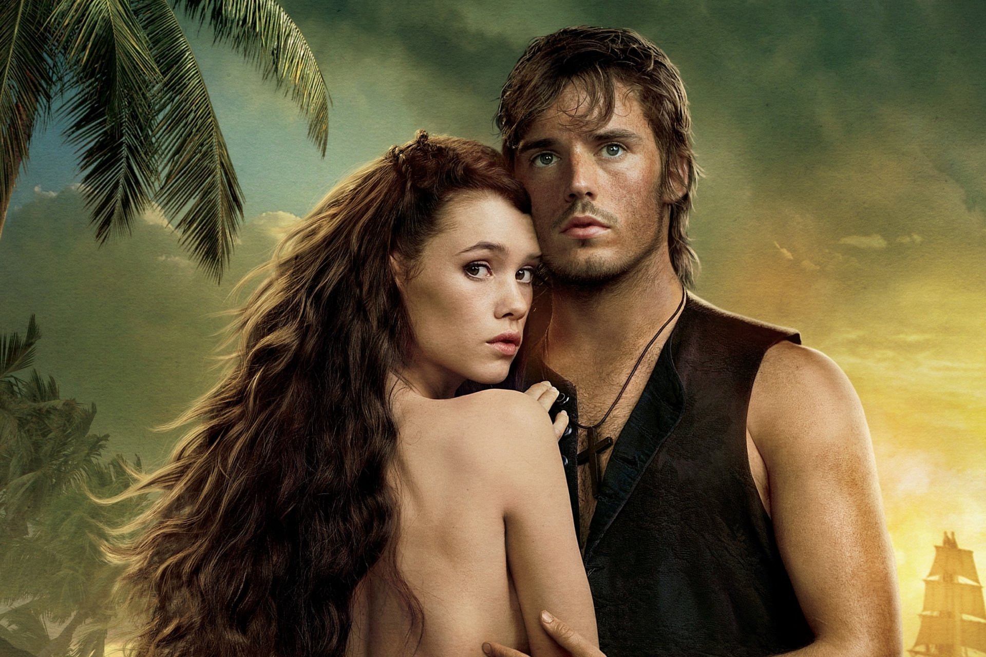 pirates of the caribbean on stranger tides disney the movie philip syrena mermaid beauty astrid berger - frisbee philippe priest siren the pair