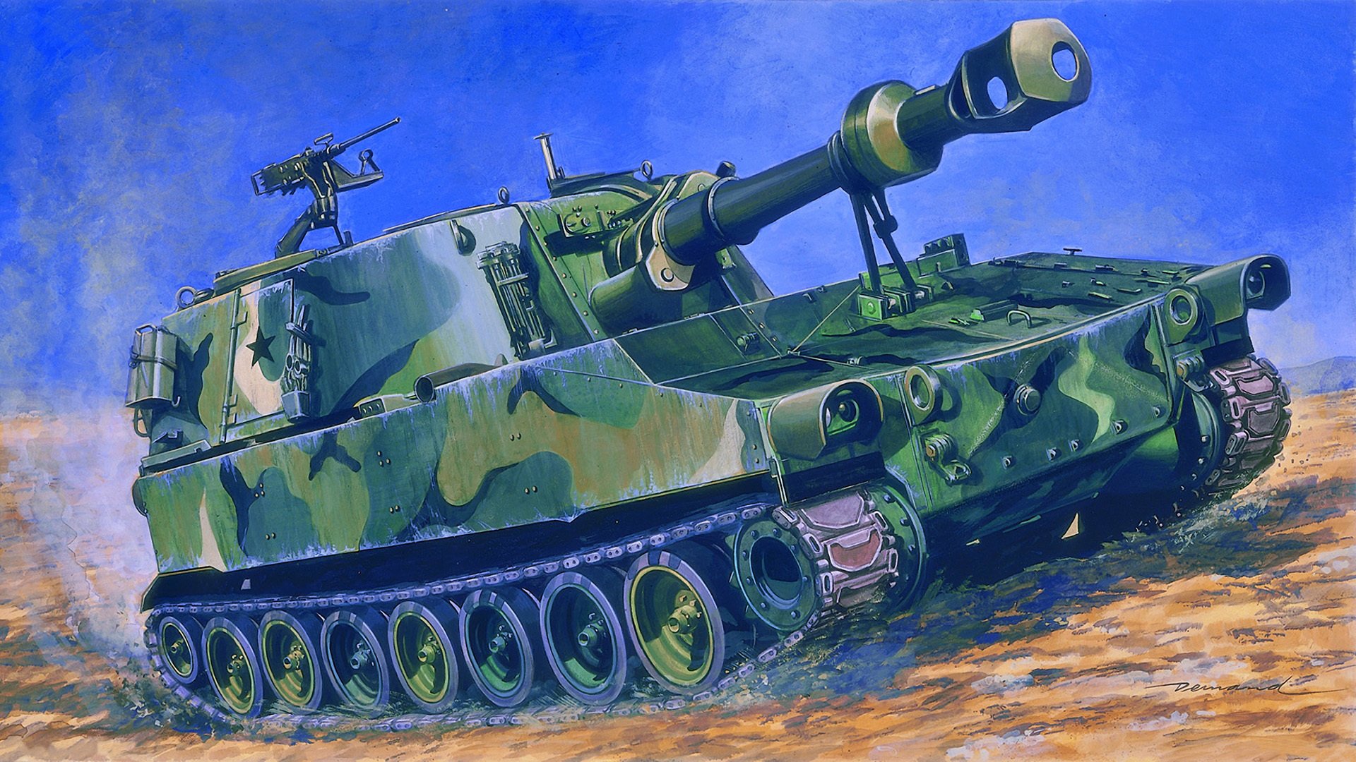 art acs m109 paladin american self-propelled artillery installation class howitzers gauge and mark gun 155 mm m126 crew people.