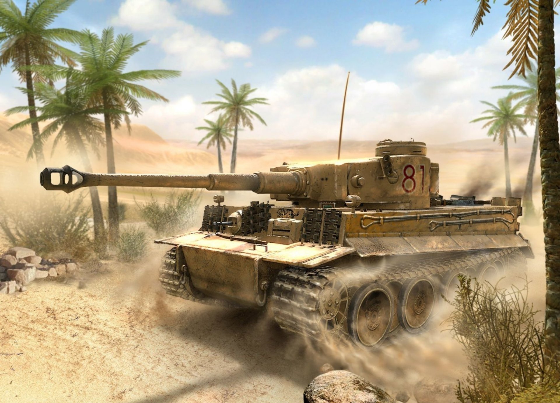 art war africa morocco attack enemy from jadid panzerkampfwagen vi «tiger i» ausf e