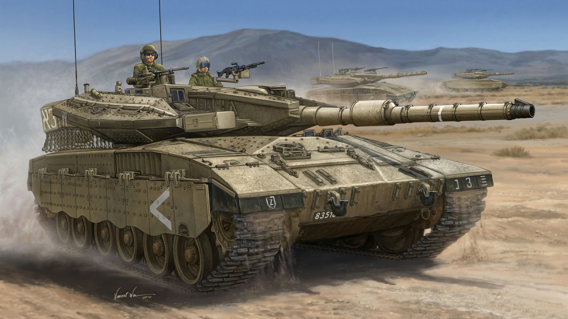 art tank merkava mk iii d main battle of israel hebrew chariot gauge and mark gun 120 mm mg253.