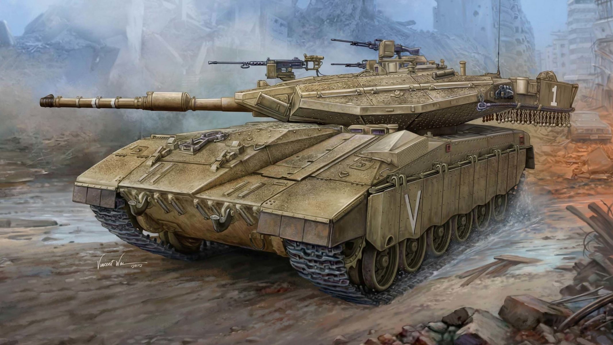 art tank merkava mk iii d series main fighting tanks of israel hebrew chariot gauge and mark gun 120 mm mg253.
