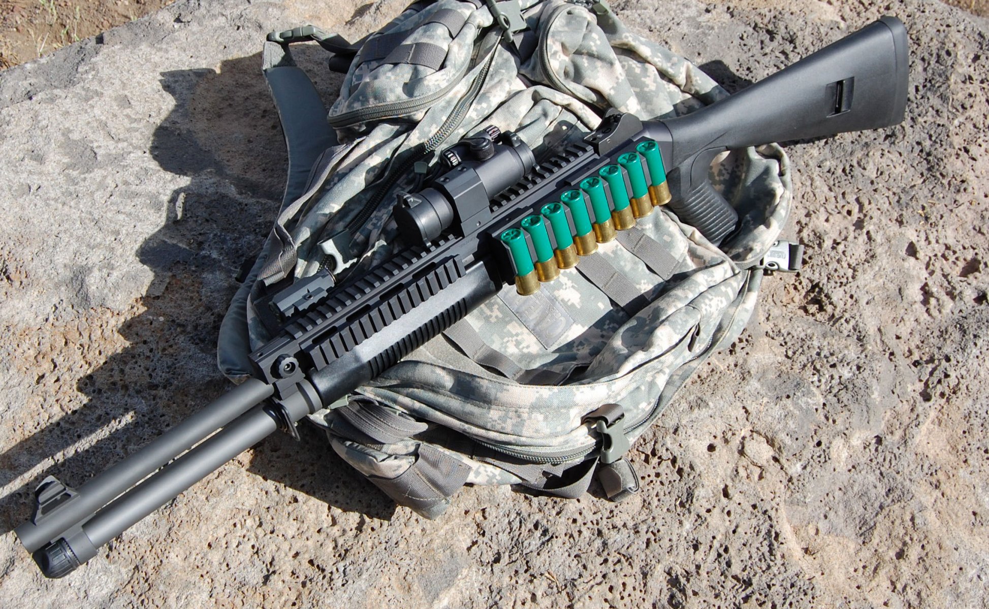 benelli m4 super 90 m1014 gun weapons acu army combat uniform wallpapers shotgun weapon satchel aku camouflage wallpaper cartridges cartridge optical sight