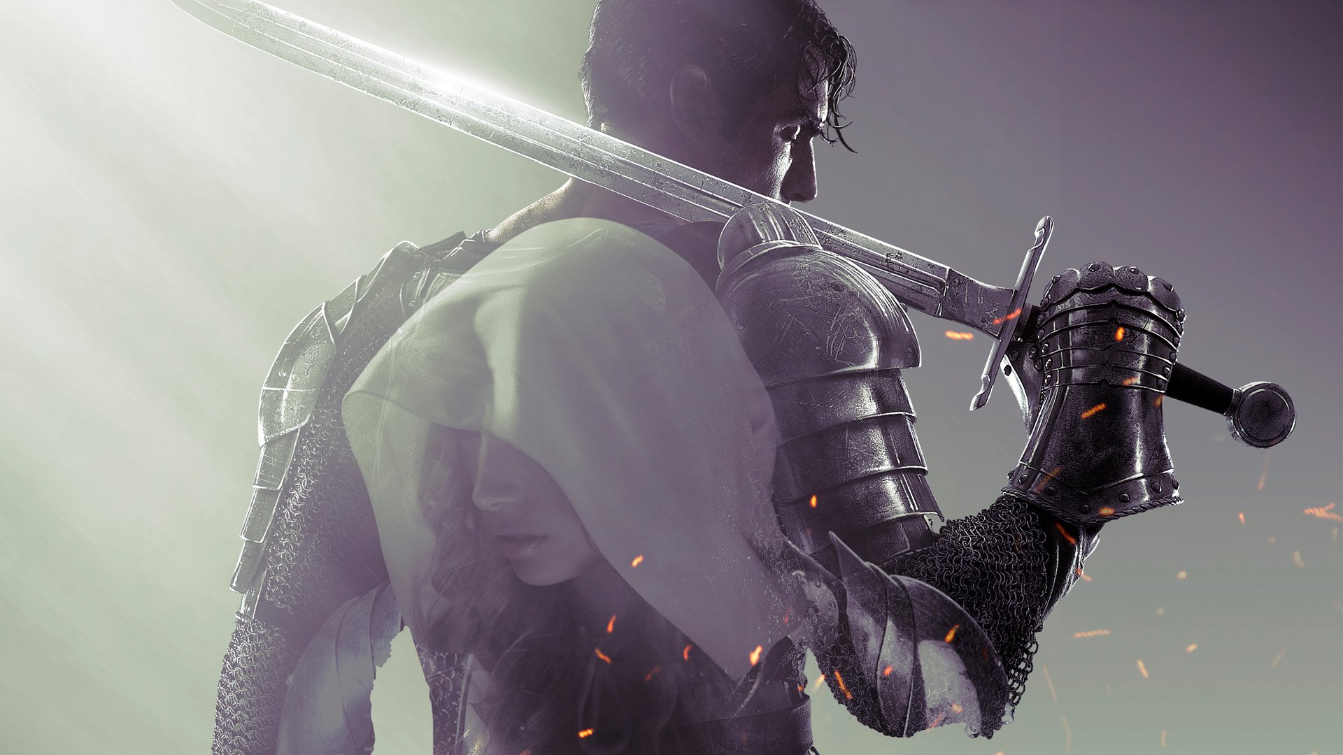 dark souls 2 dark souls ii namco bandai games from software warrior knight armour sword girl hood