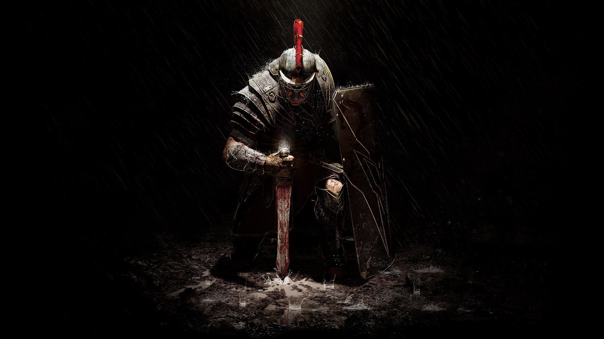 ryse: son of rome marius titus warrior rain sword shield armour crytek microsoft game studios