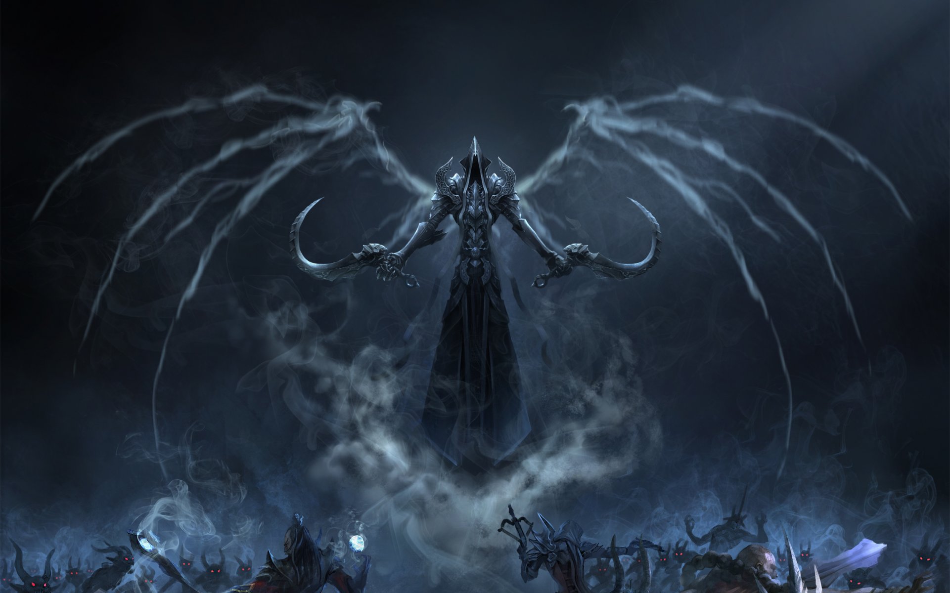 diablo iii: reaper of souls malthael reaper angel of death diablo 3 art minions no one can stop death blizzard deamons malthael angel of death reaper of souls fan art blizzard entertainment video game
