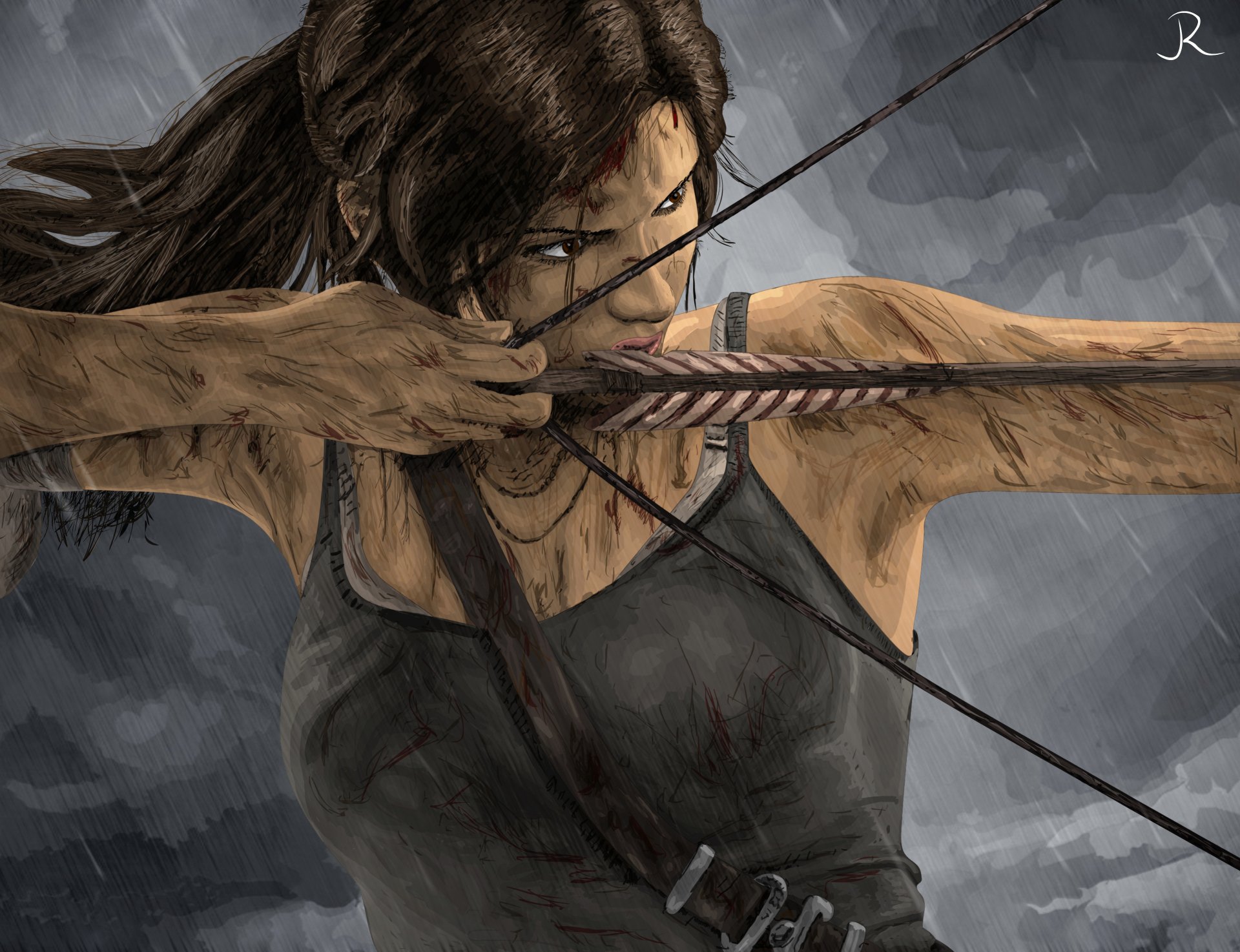 tomb raider lara croft lara croft tomb raider art picture jersey face dirt torment