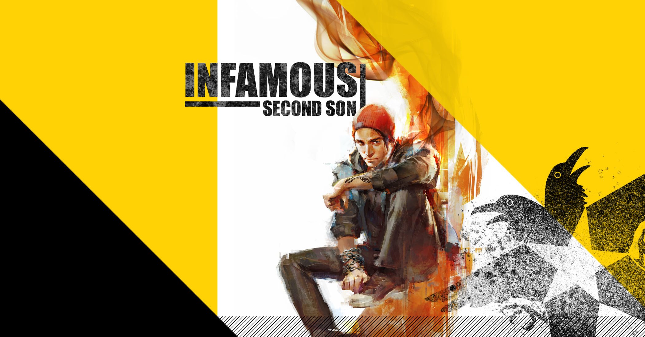 infamous: second son ps4 circuit guy delsin rowe hat smoke star raven game informer sucker punch productions sony computer entertainment