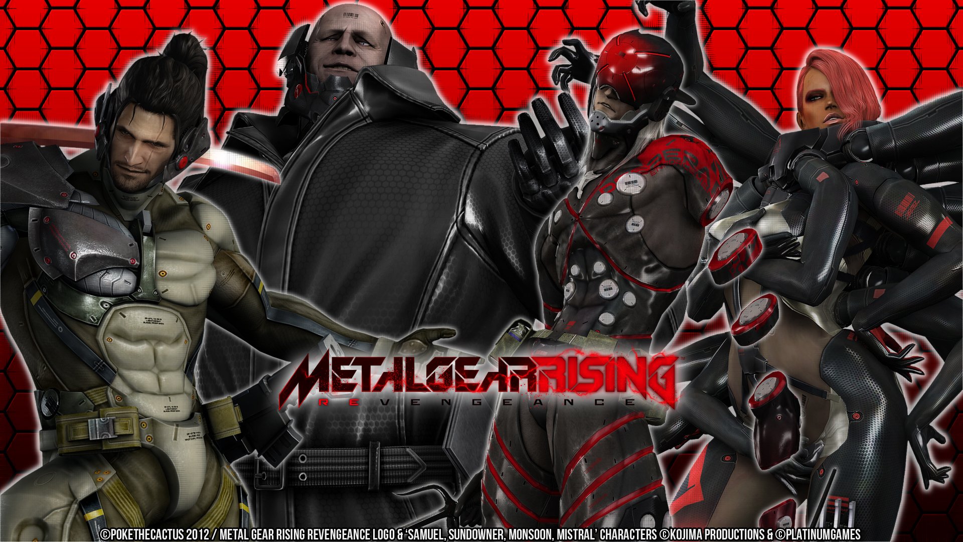 monsoon mgr metal gear rising revengeance desperado enforcement group mystral sundowner samuel game wallpaper cybernetic platinum games samuel rodrigues cyborg ninja jetstream sam pmsc group jetstream
