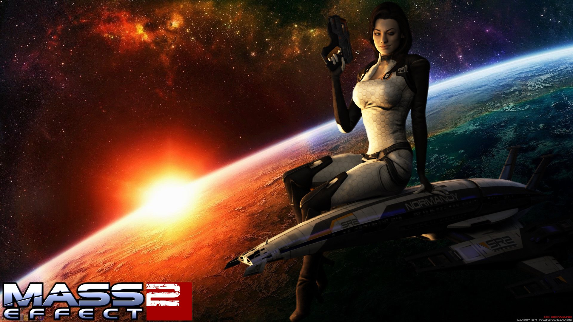 mass effect miranda lawson cerberus space ship normandy bioware