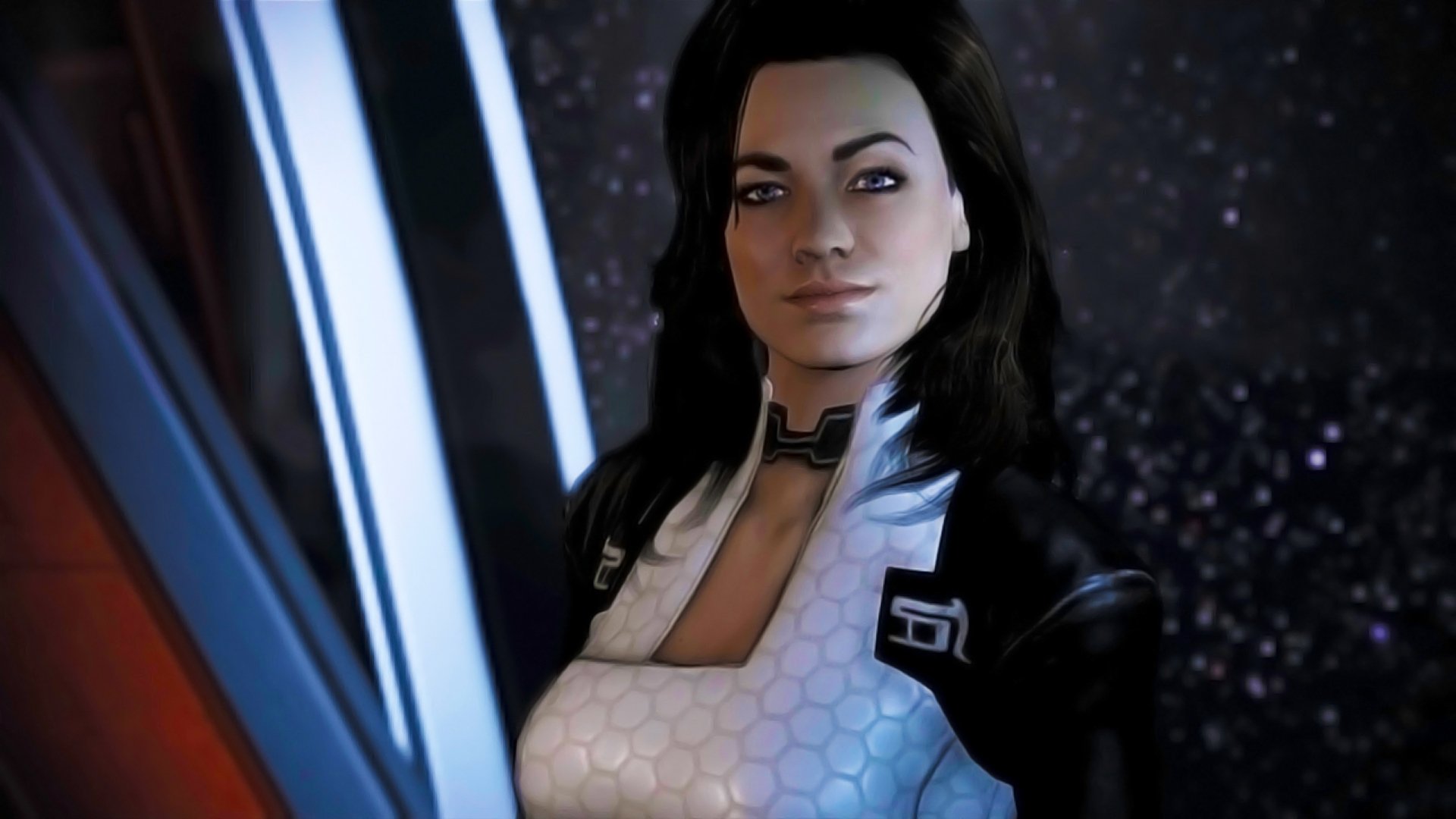 mass effect miranda lawson cerberus galaxy