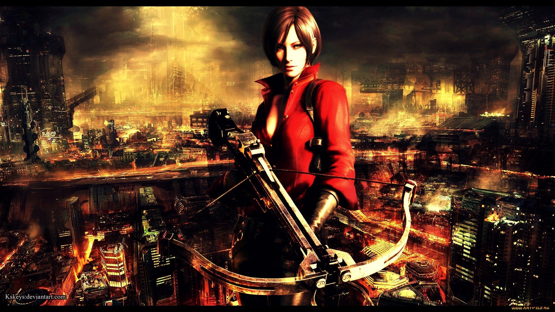resident evil ada wong crossbow town