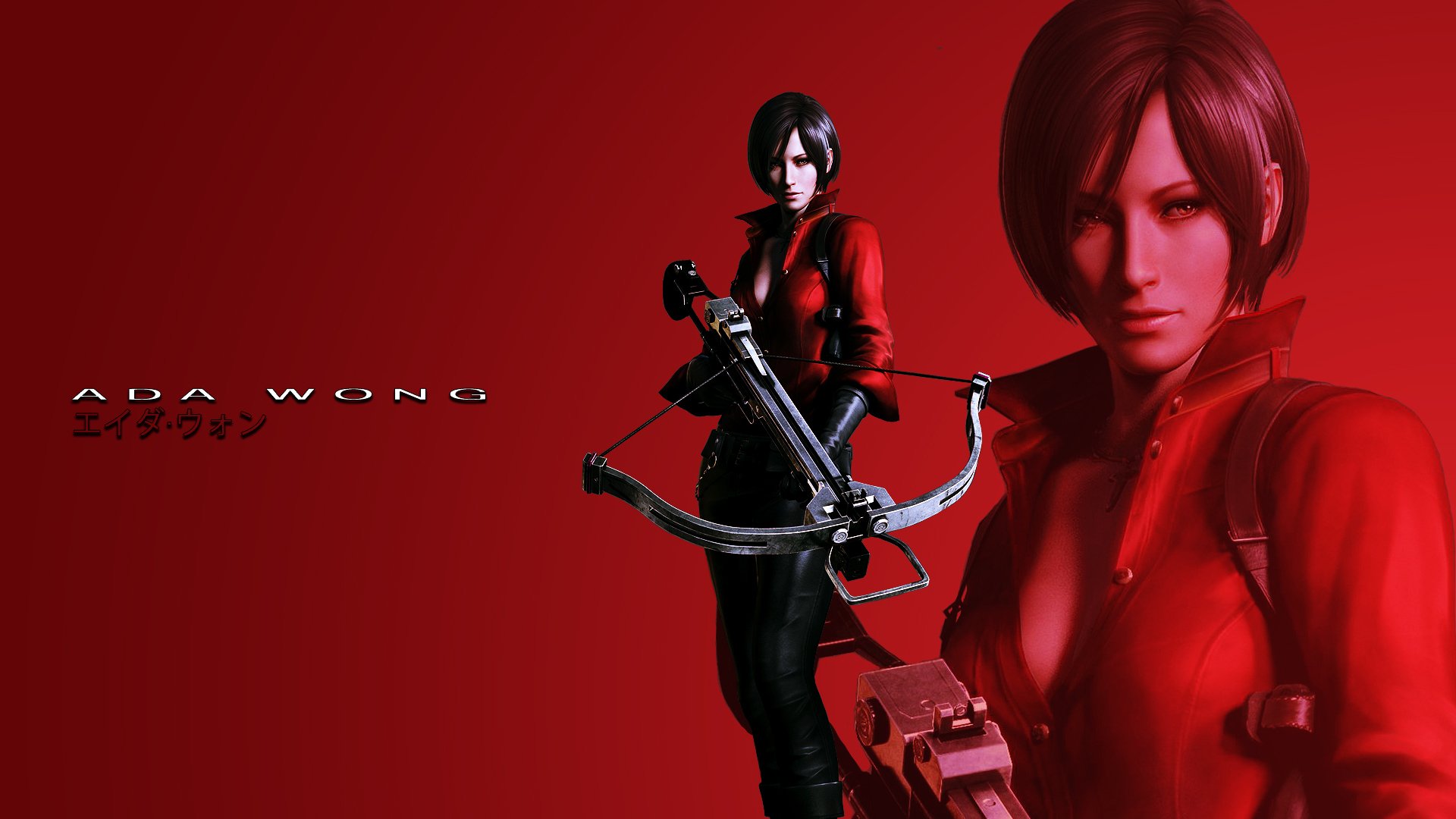 resident evil 6 resident evil ada wong red background