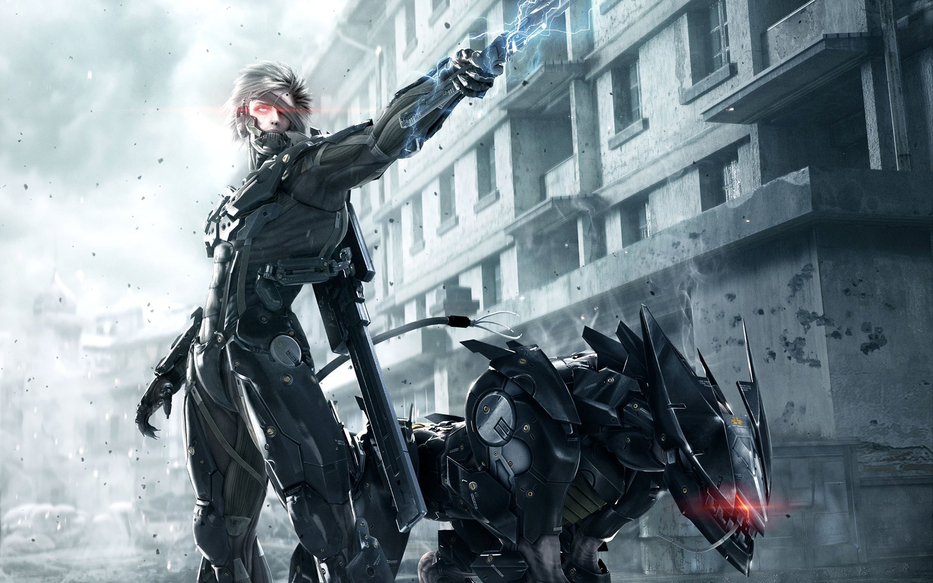 metal gear rising: revengeance ninja cyborg raiden house sword armour konami platinum games kojima productions