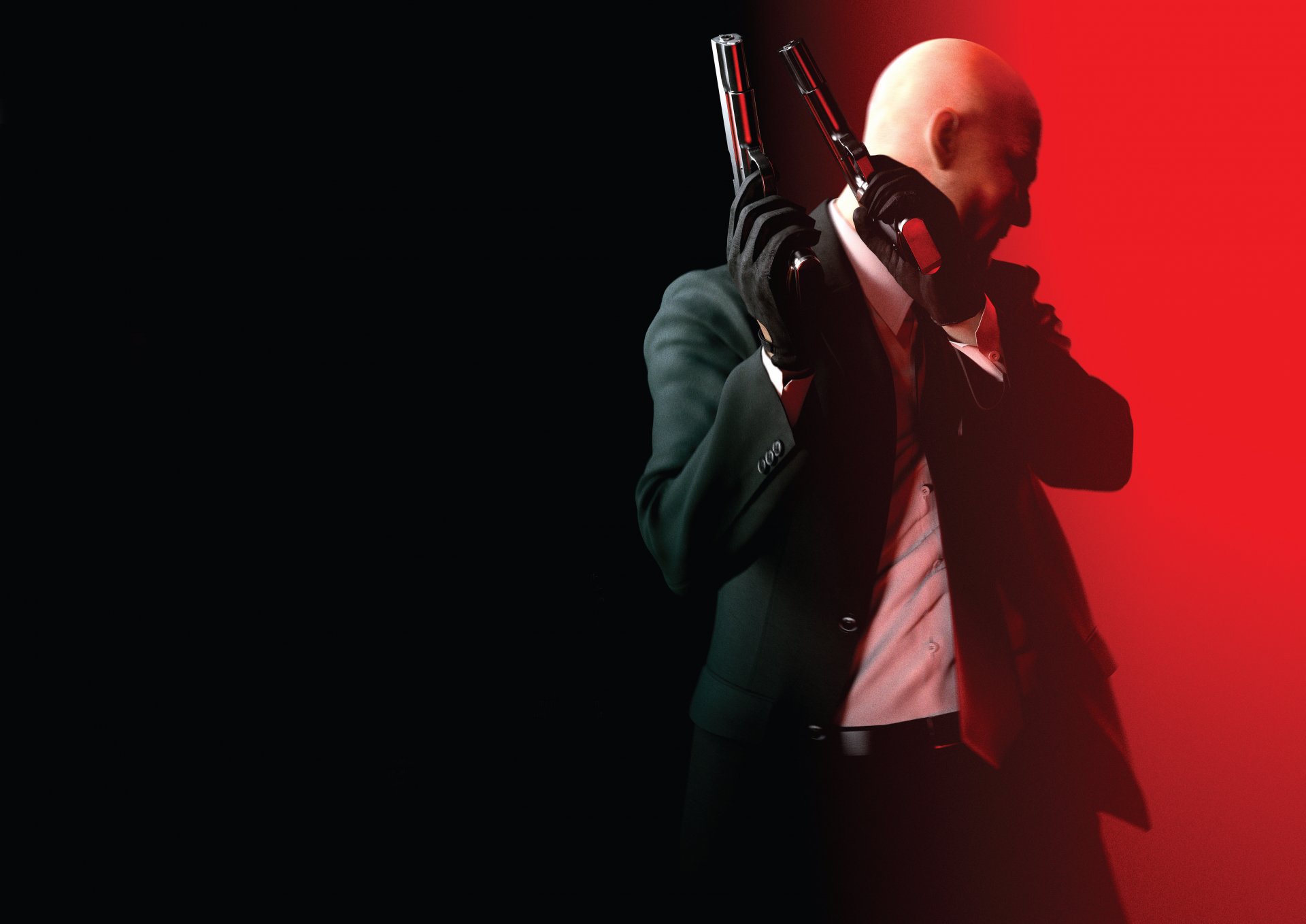 hitman: absolution assassin agent 47 forty-seventh bald gloves jacket weapon silverballer io interactive square enix necktie red