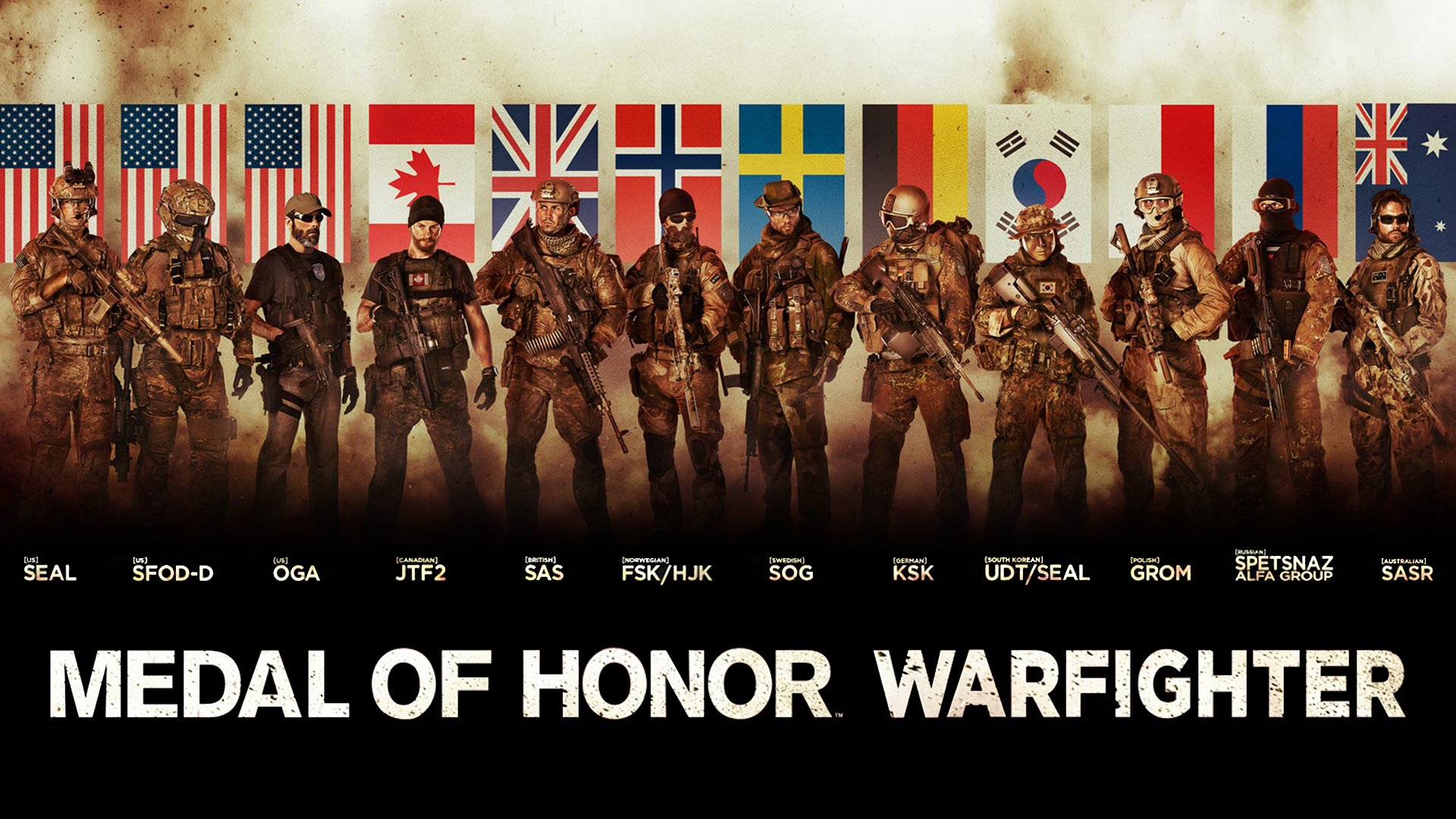 medal of honor warfighter men flags