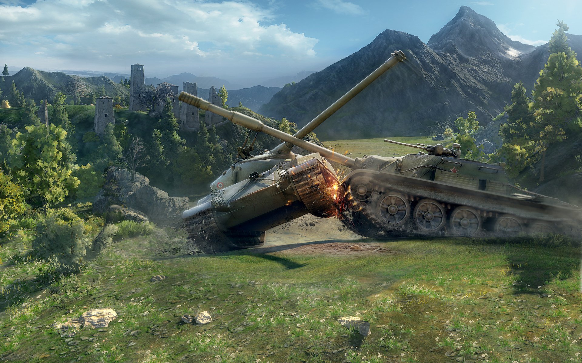 world of tanks wot tanks bat chatillon 25 t medium tank su -122-54 pt-acs physics 0.8.0