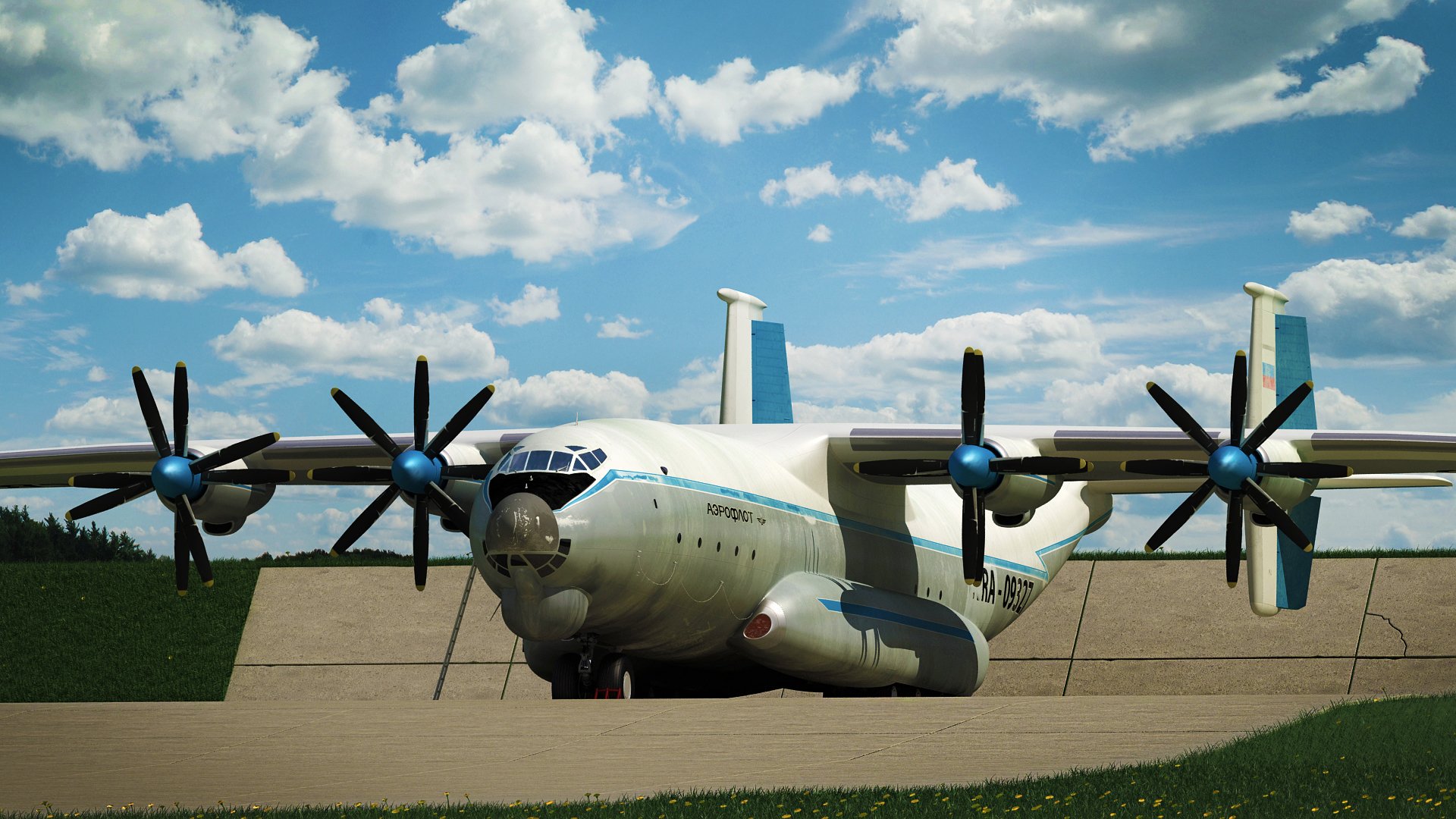 antonov an- 22 antey trucks soviet heavy turboprop transport plane 3d an-22 antaeus cargo military planes.