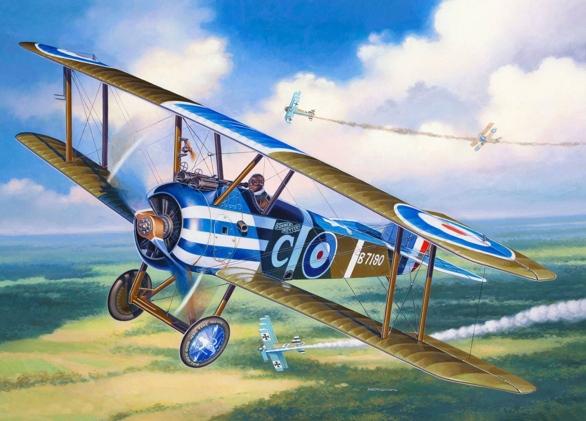 art plane sopwith camel uk single fighter is known excellent maneuverability among aircraft as years first world war air fight wwi.